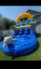 Sun Double Water Slide